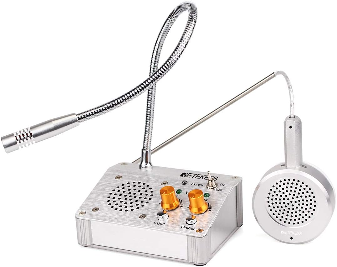 Intercom Speaker, Full Duplex, Dual Way Counter Intercom System H901