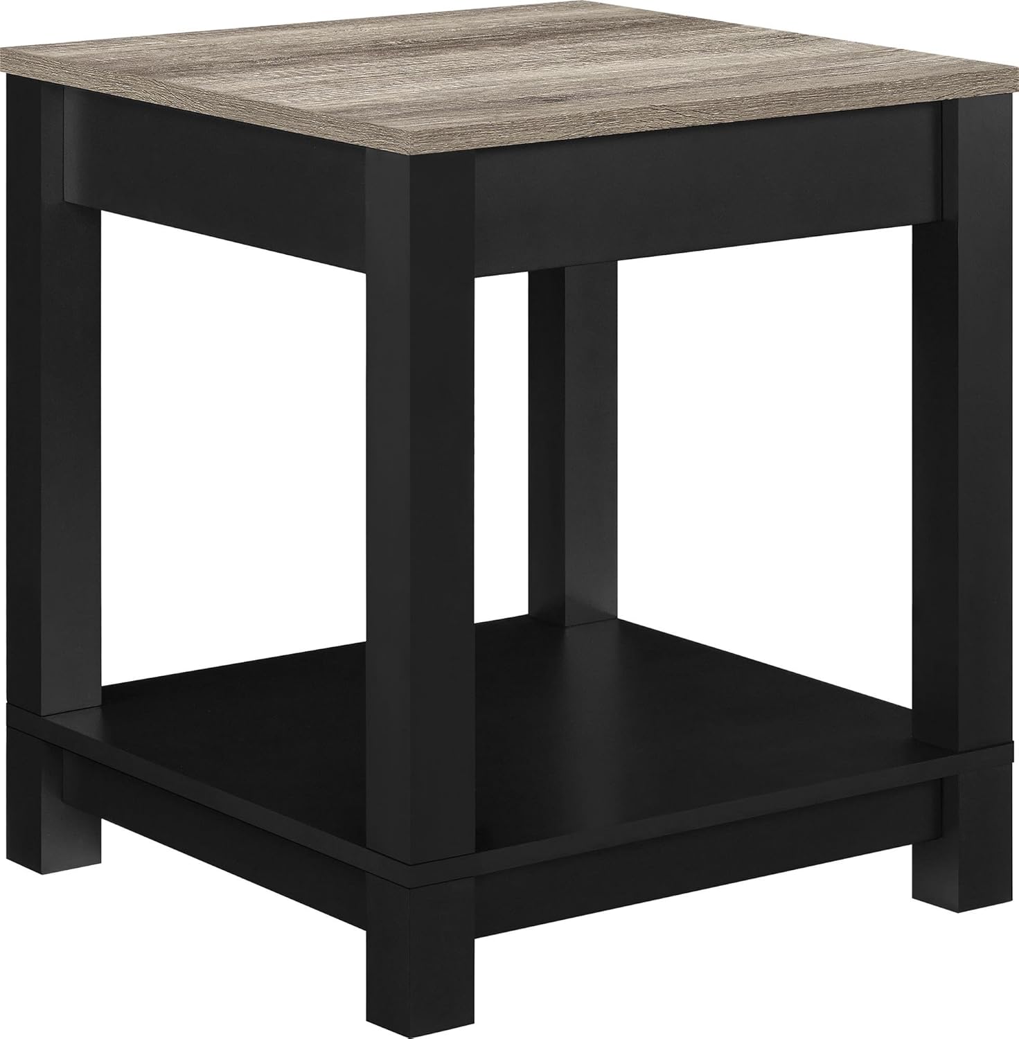 Black Pack of 2 End Table D386
