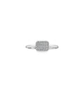 Diamond Rectangle Ring T123