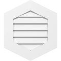Vertical Peaked Surface Mount PVC Gable Vent Y19708