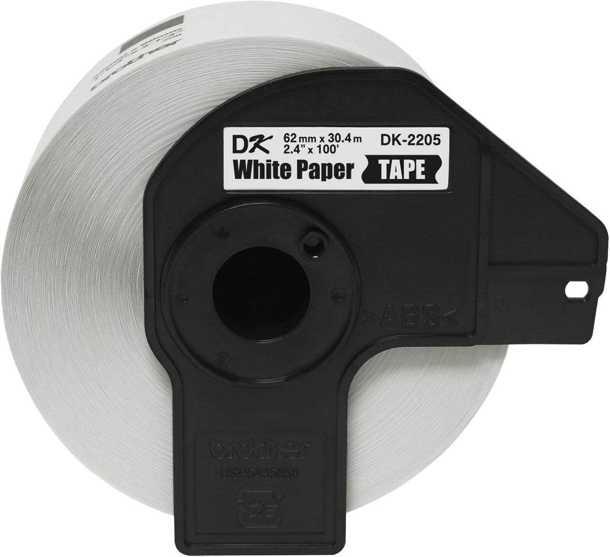 Continuous Paper Label Roll, 2.4” x 100 Feet, 3 Rolls, White T521031