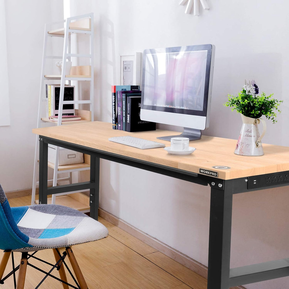 Adjustable Workbench with Power Outlets Z80271