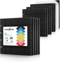 24 Pack Black Acoustic Foam Panels, 12x12x2 inches L8922