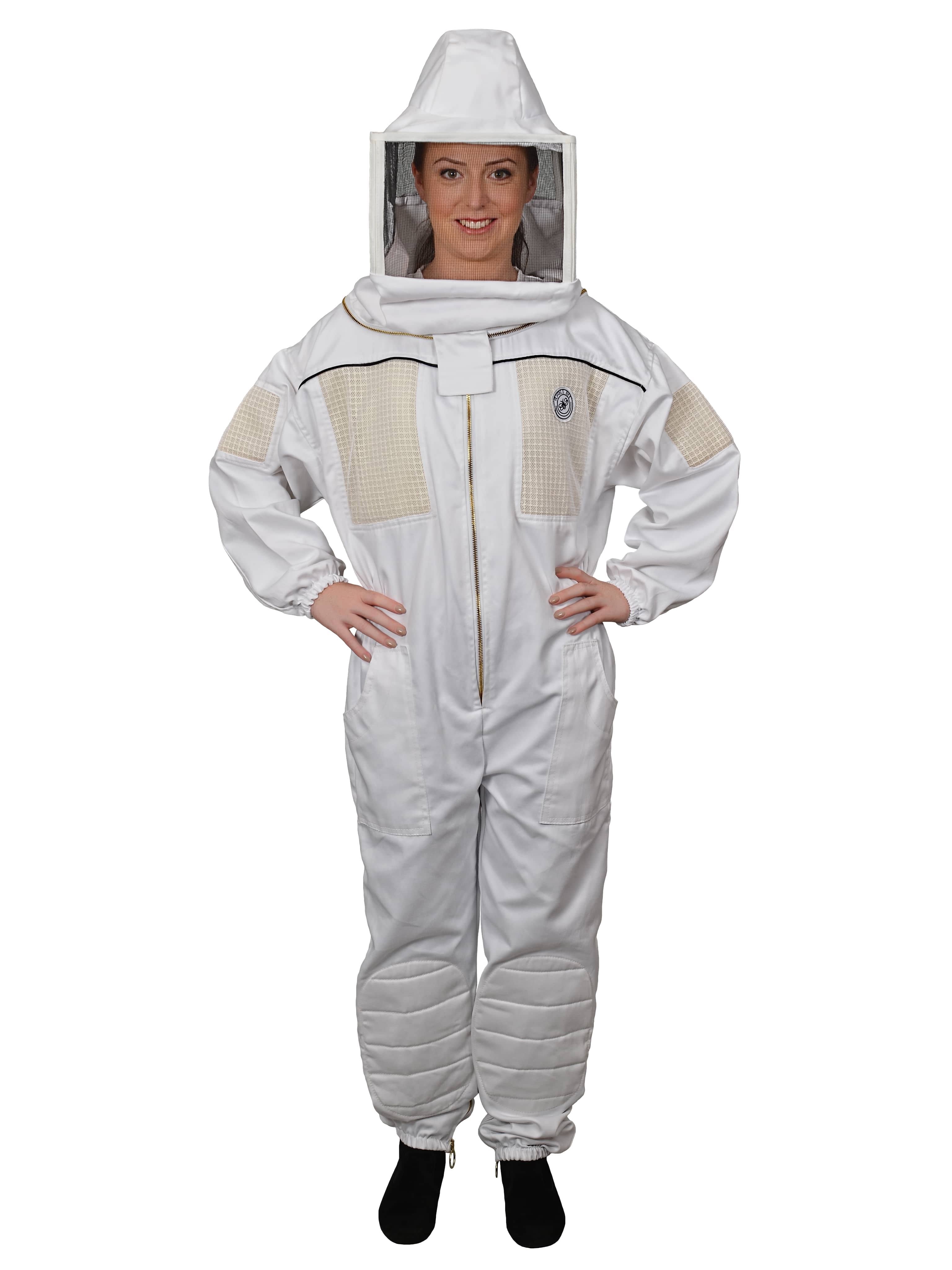 Ventilated Beekeeping Suit with Square Veil (Medium) B315