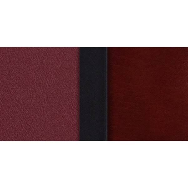 Black Cutout Back Metal Restaurant Barstool with Mahogany Wood Back and Burgundy Vinyl Seat C82438
