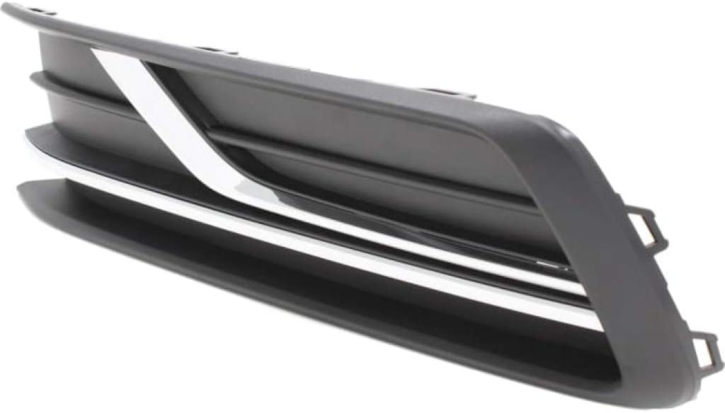 Fog Light Cover Grille Bezel Textured Black W21557