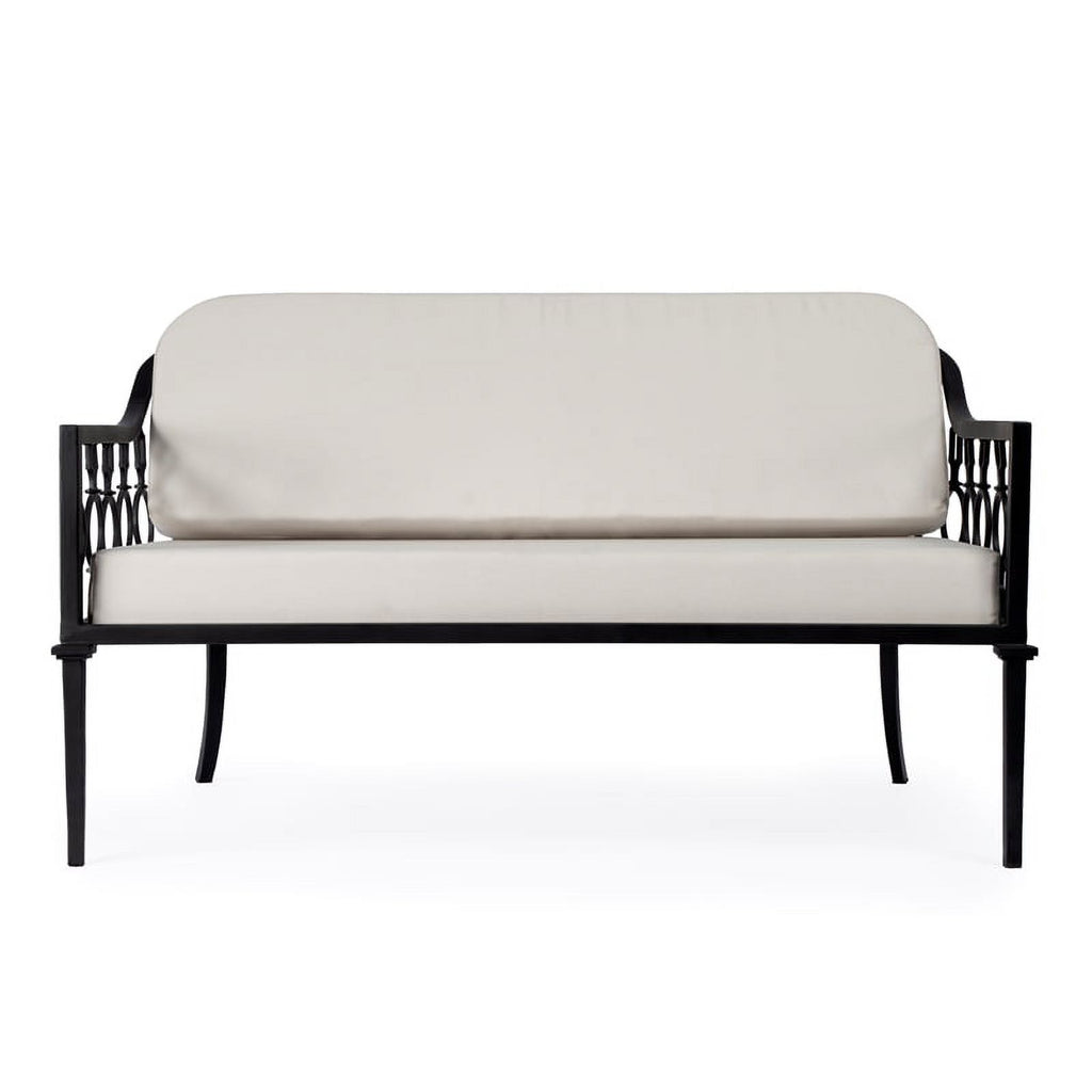 Black Outdoor Loveseat and Sofa 2-Piece Set Z6133