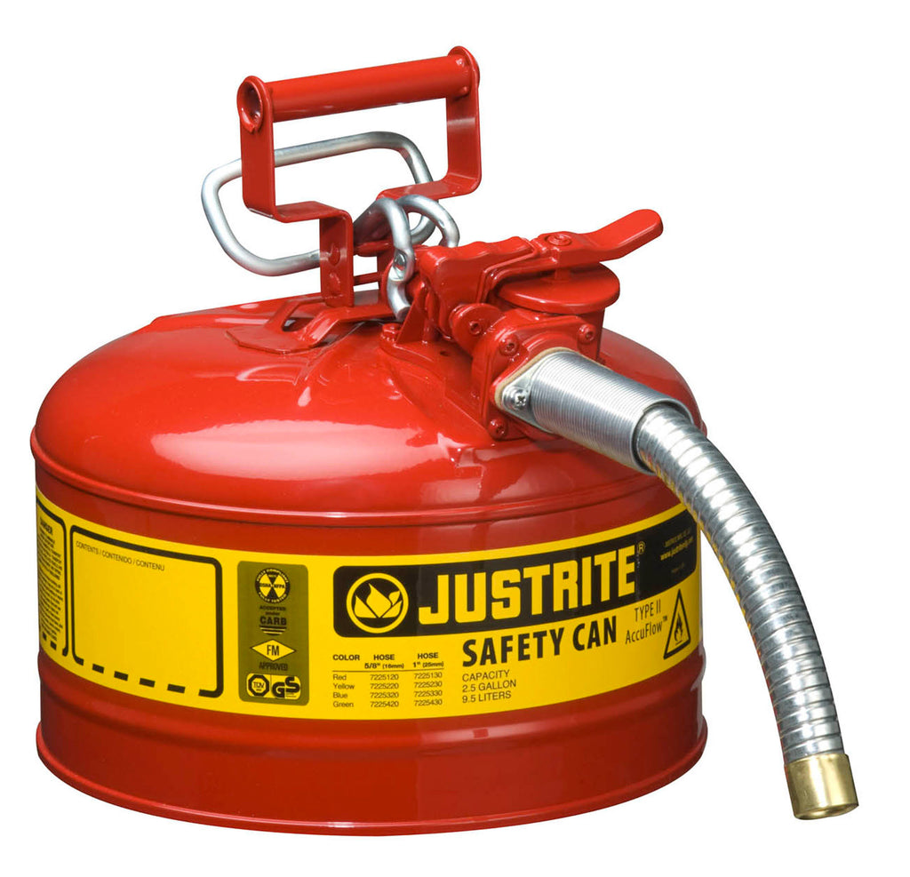 Red Steel Safety Can V871