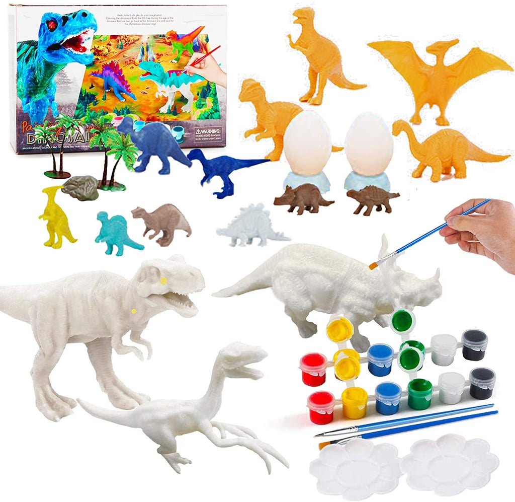 Kids Dinosaur Painting Kit with Play Mat L3785