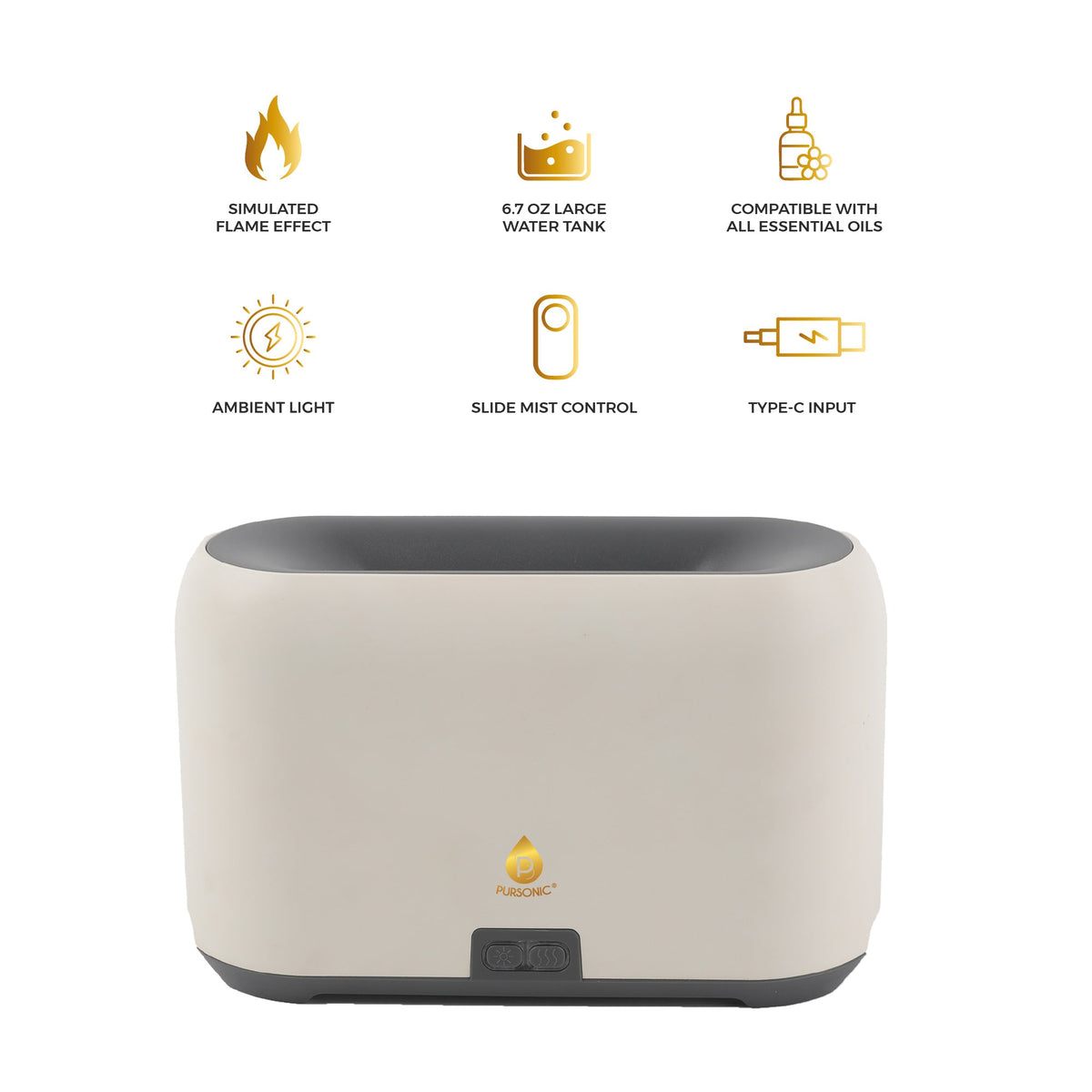 2-in-1 Ambient Flame Lantern Speaker & FlameGlow Aromatherapy Diffuser