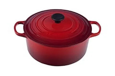 5.5 qt Cast Iron Enameled Round Dutch Oven W163