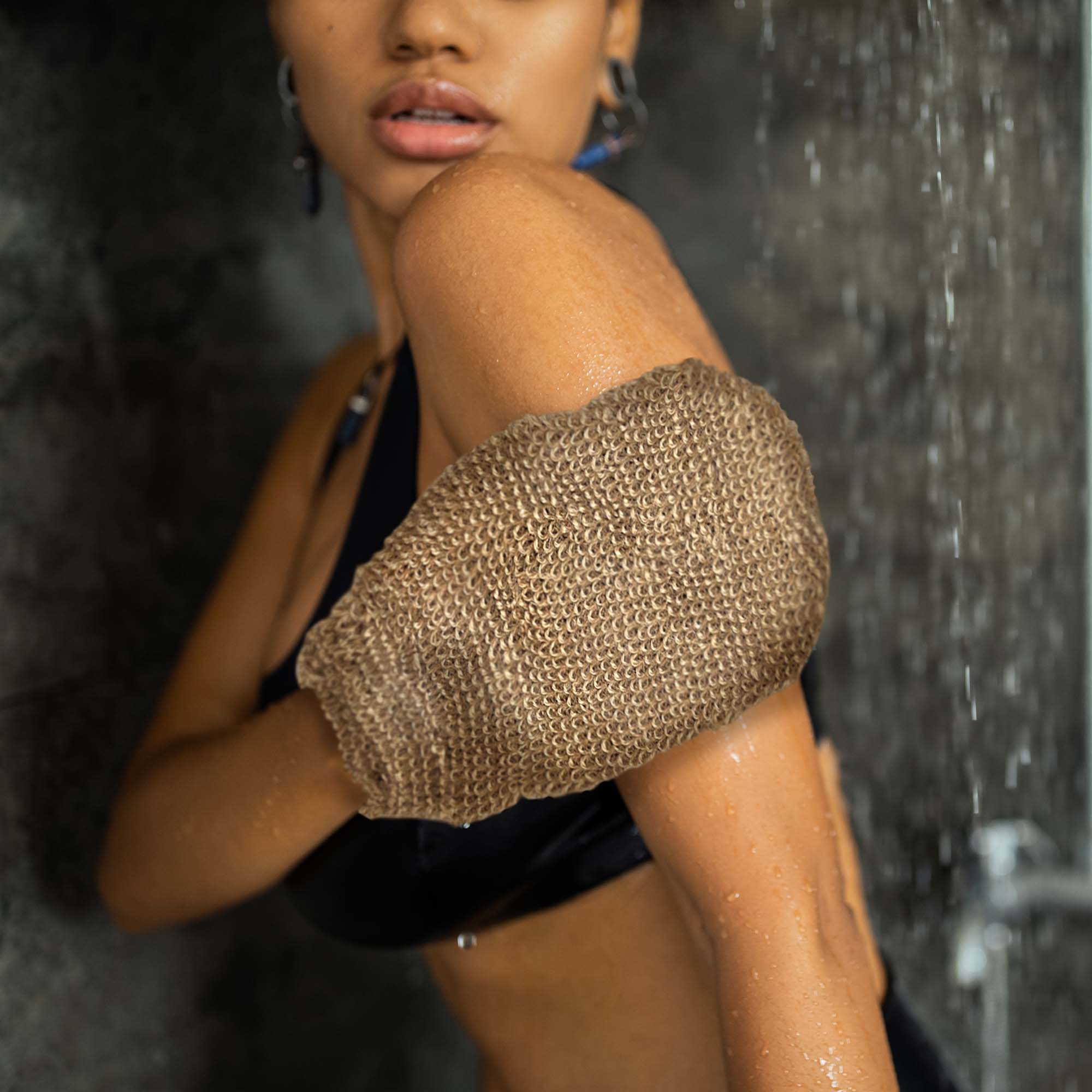 Eco-Friendly Glow Set: Bamboo Bath Brush & Sisal Hemp Gloves