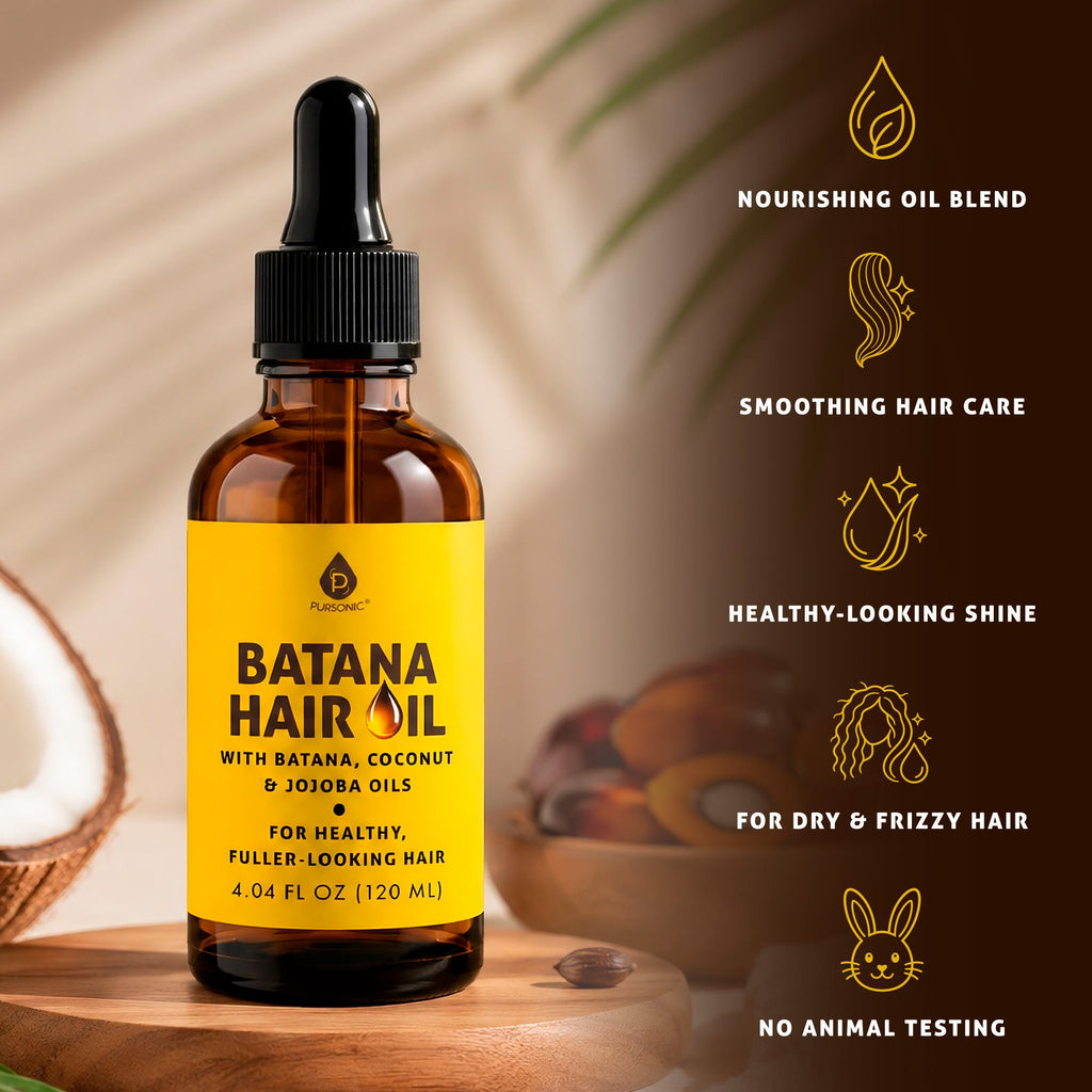 Pursonic Batana Hair Oil – Batana, Coconut & Jojoba Oil Blend for Hair & Scalp Nourishment
