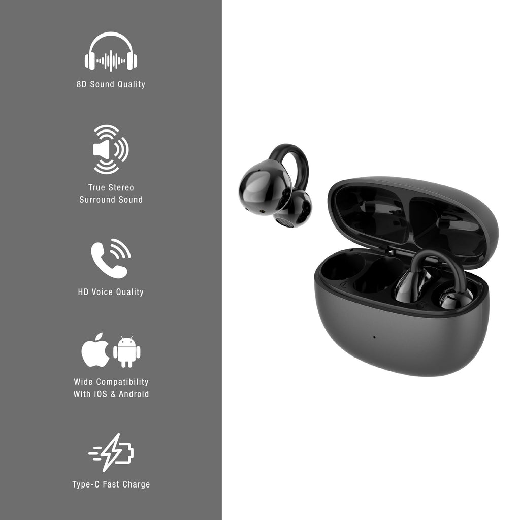 2-in-1 Ambient Flame Lantern Speaker & True Wireless Stereo Earbuds