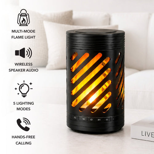 2-in-1 Ambient Flame Lantern Speaker