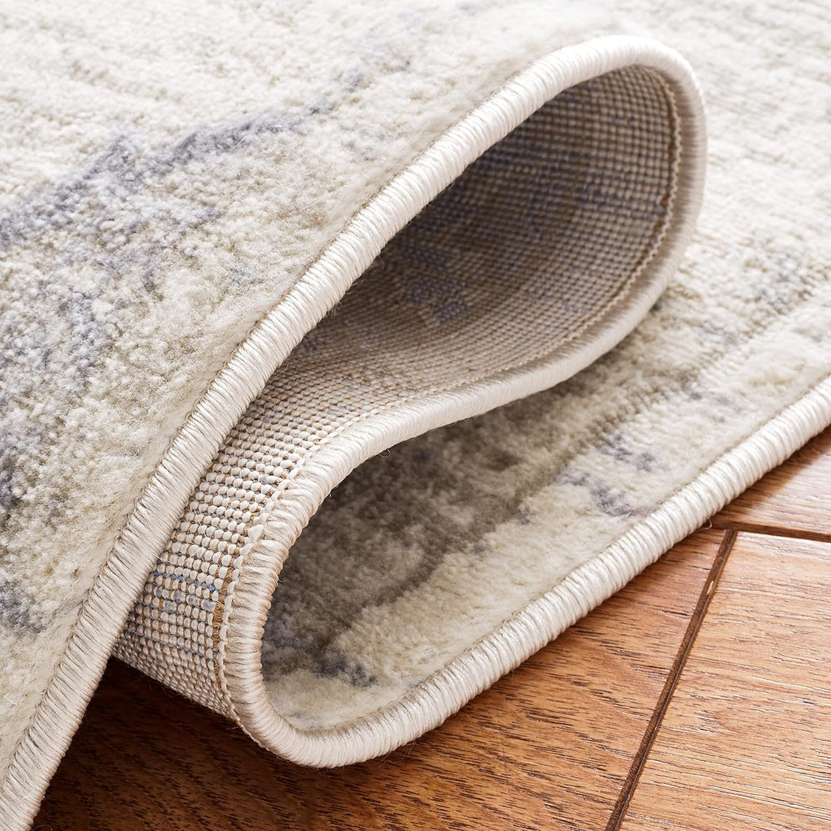 9' x 12' Ivory & Beige Area Rug D248