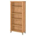 5 Shelf Tall Bookcase in Maple Cross Finish B2791