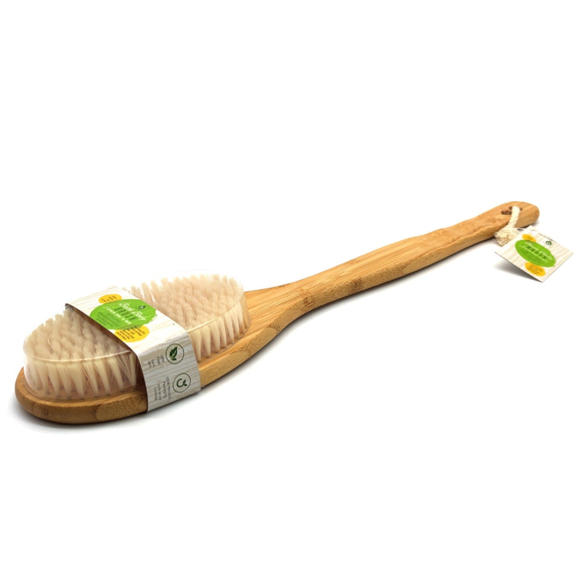 Eco-Friendly Glow Set: Bamboo Bath Brush & Sisal Hemp Gloves