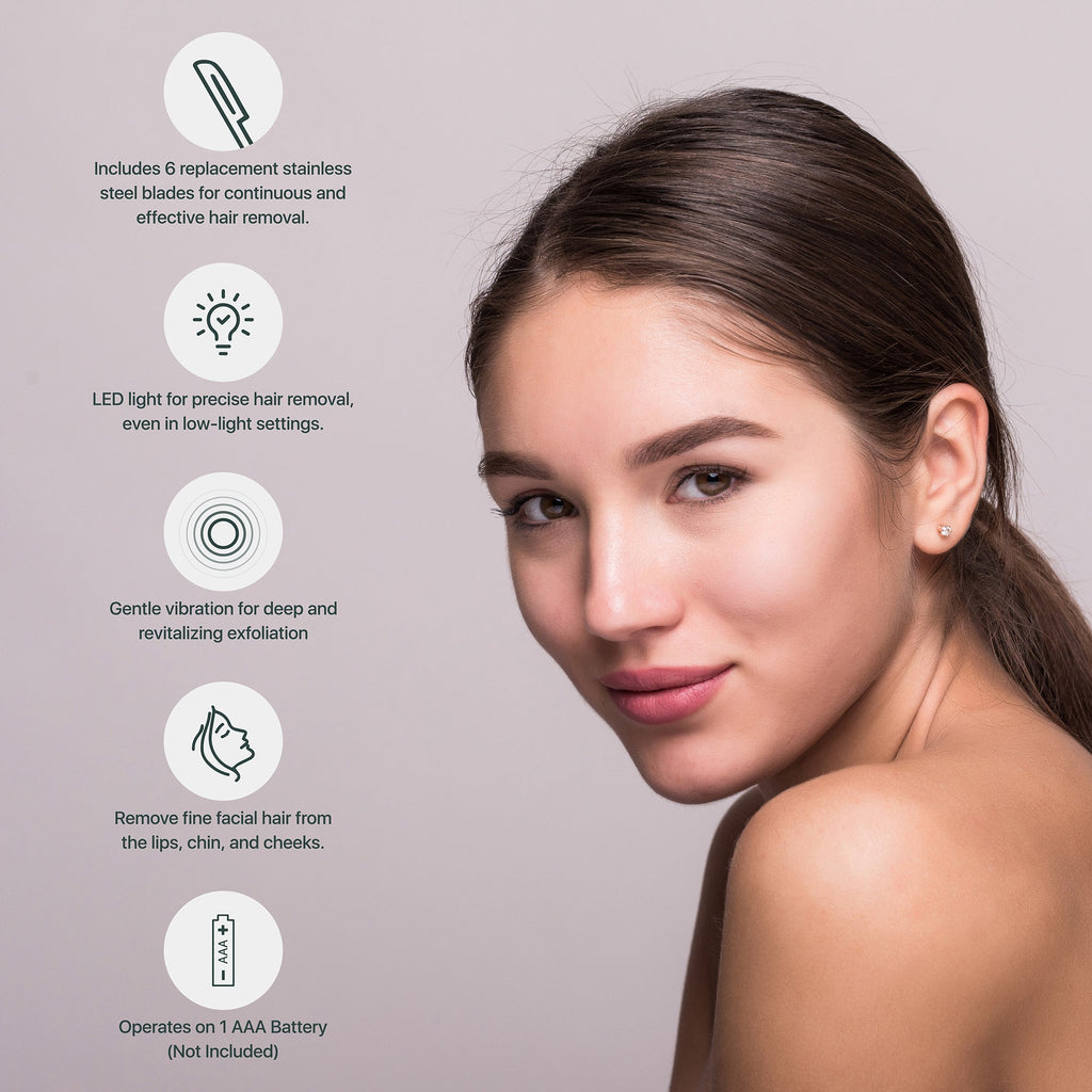 The Ultimate Glow Duo: Precision Dermaplaning & Sonic Pore Vacuum System