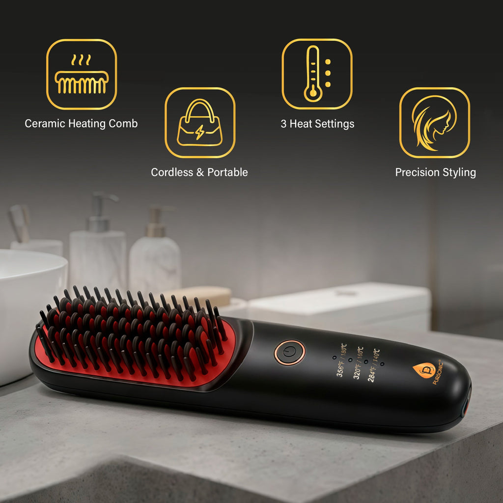Modern Velvet Heated Hair Straightener
