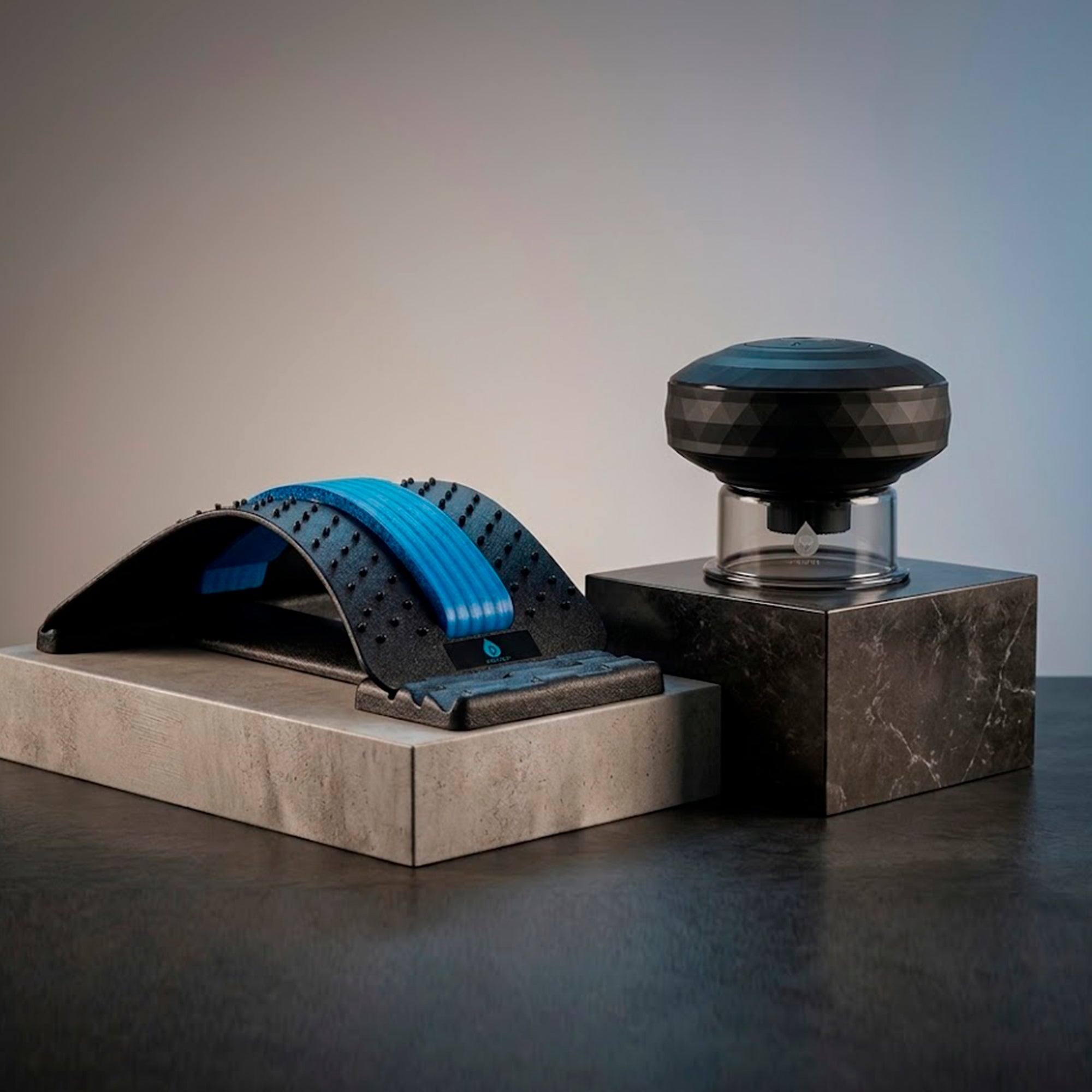 The Ultimate Recovery & Alignment Duo: Rechargeable Cupping Therapy Device +Back Stretching Device