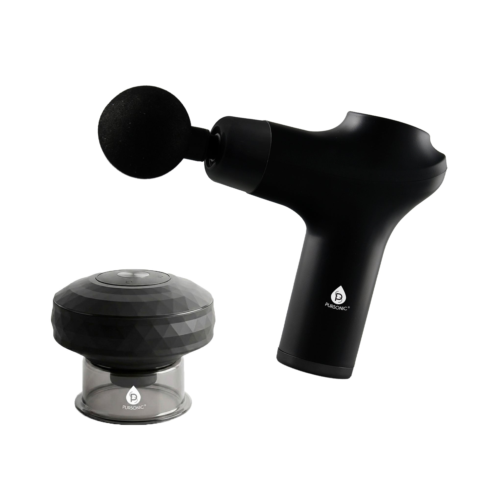 3-Speed Massage Gun & Rechargeable Cupping Therapy Device