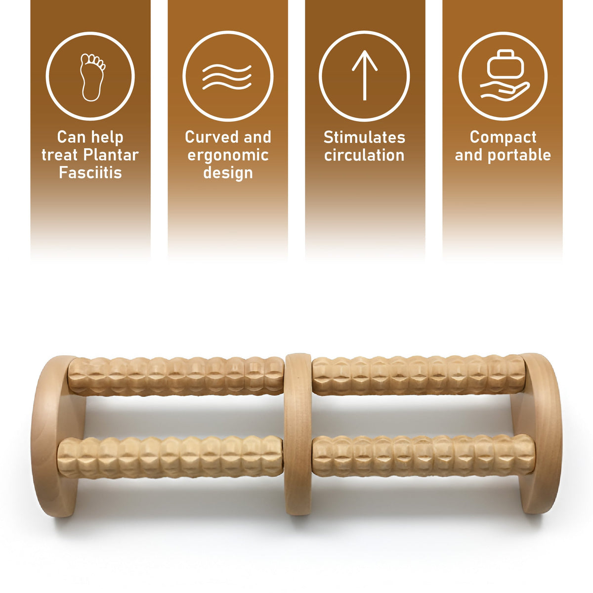 The Ultimate Relaxation Trio: Wooden Foot Massager, Collapsible Wireless Footbath, & Portable Handheld Massager