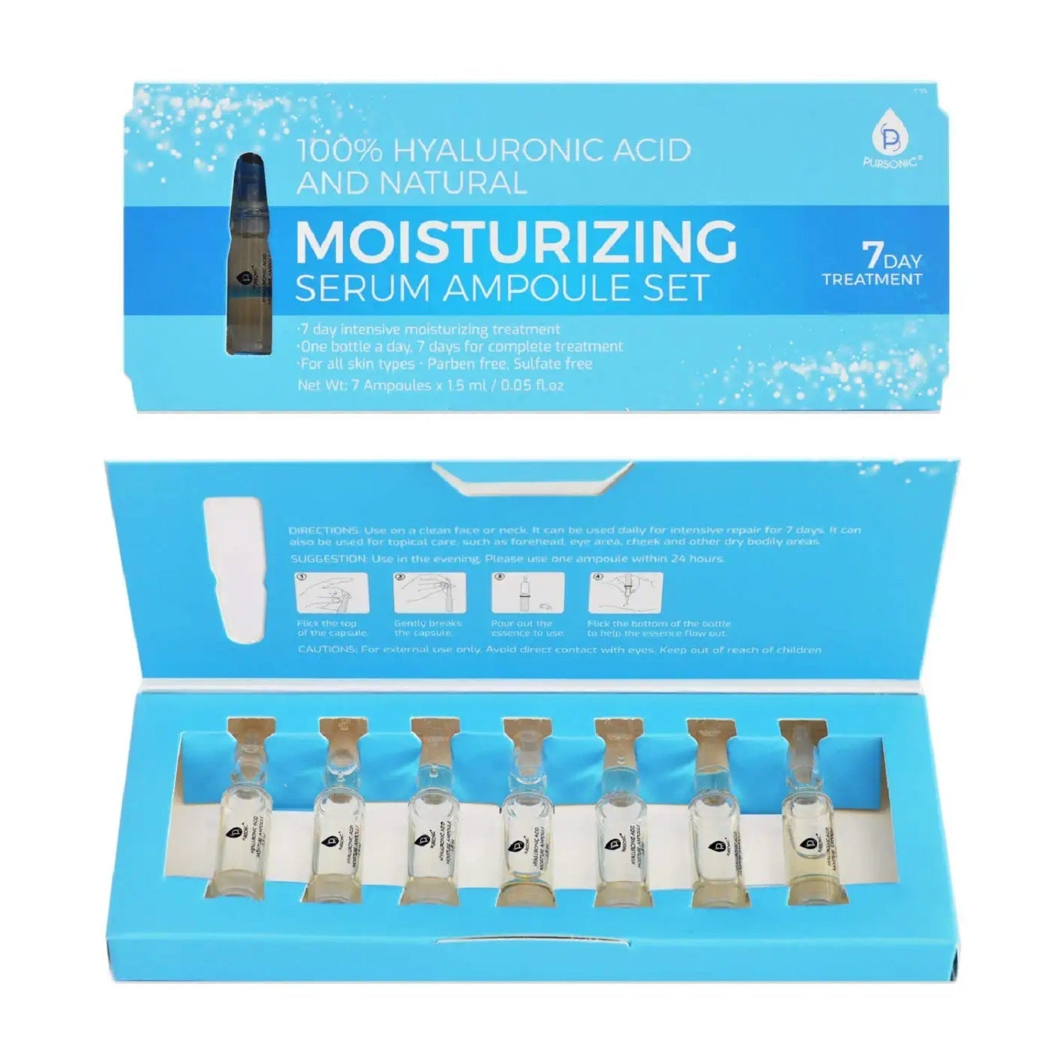 Ultimate Glow Collection: Nourishing Lip Oils, Overnight Lip Mask, Anti-Aging Serum Set & Hyaluronic 7-Day Treatment