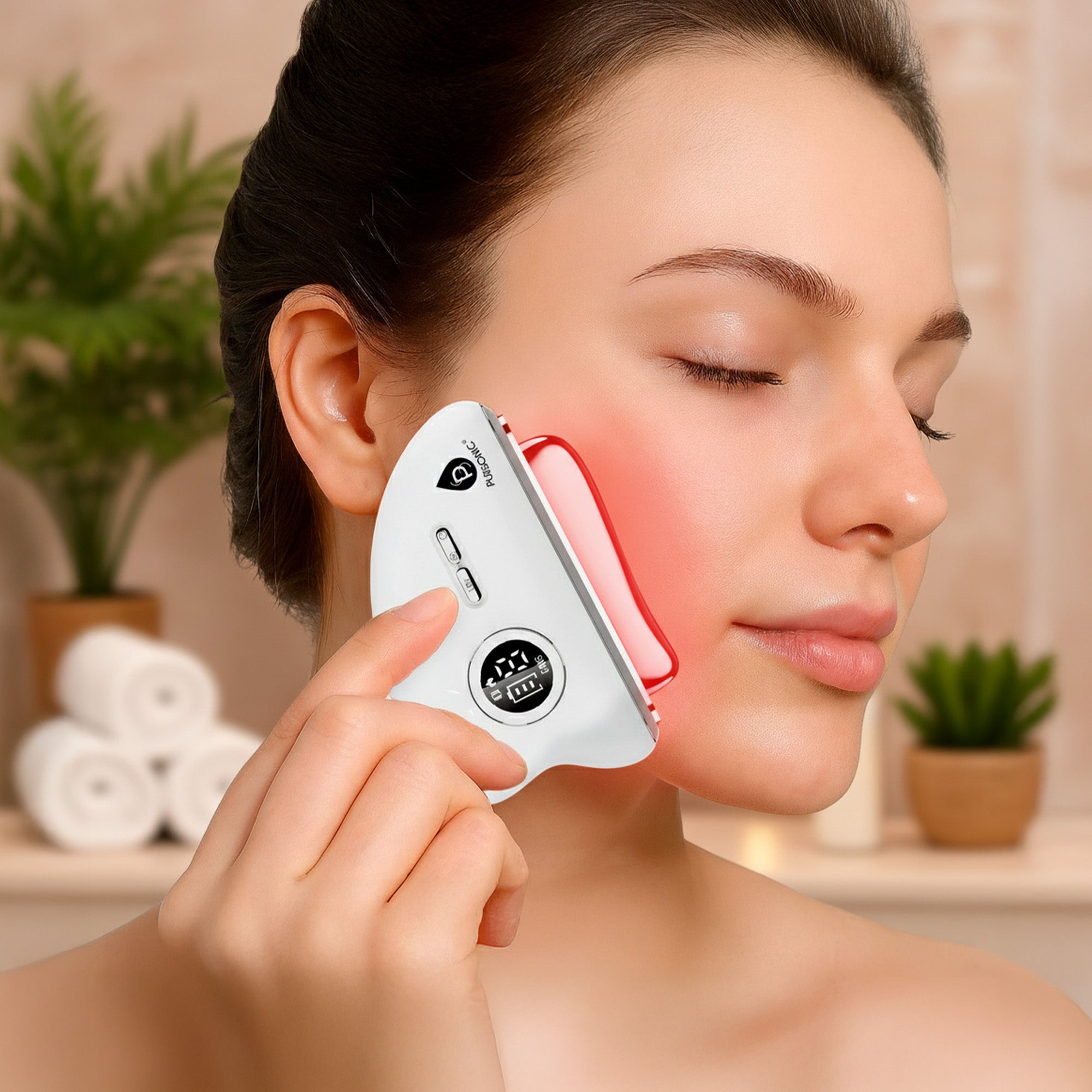 Pursonic 7-in-1 LED Light Therapy Beauty Device & Sculpting Wand