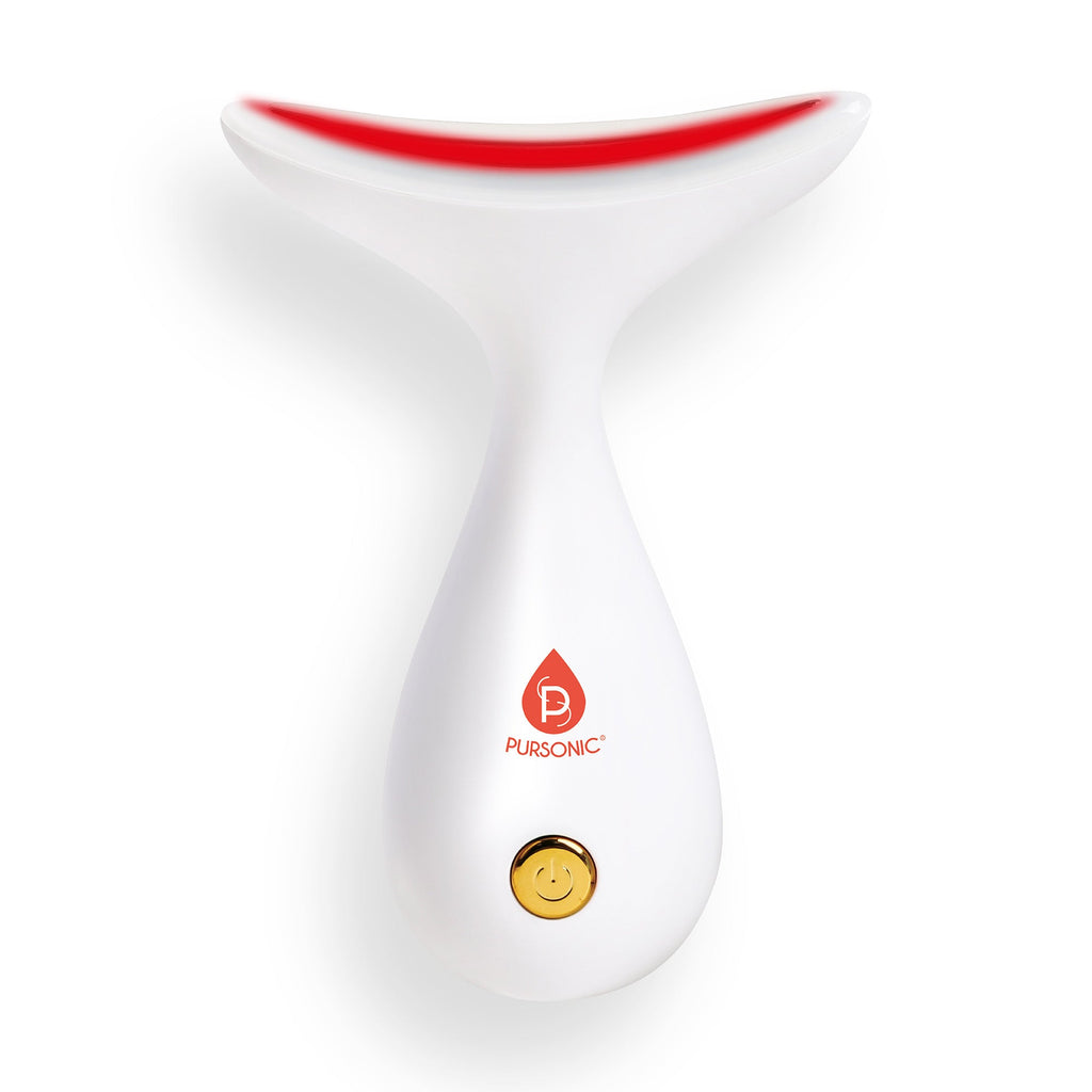 7-in-1 LED Light Therapy Face & Neck Device + Sculpting Wand Gua Sha