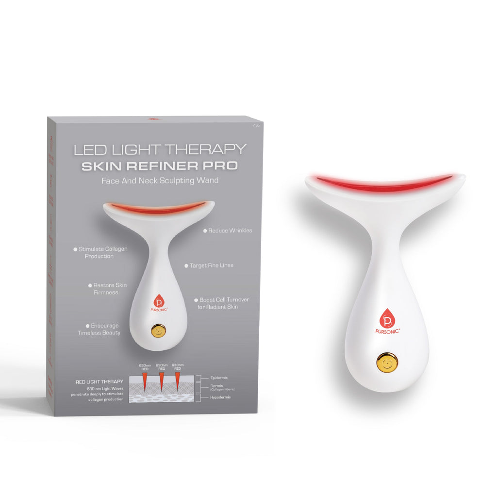 Pursonic LED Light Therapy Neck & Face Sculpting Wand