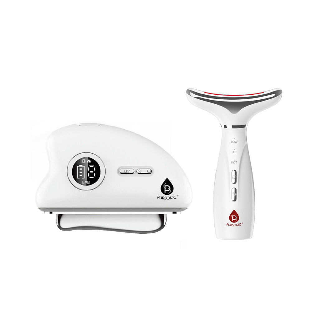 Pursonic 7-in-1 LED Light Therapy Beauty Device & Sculpting Wand