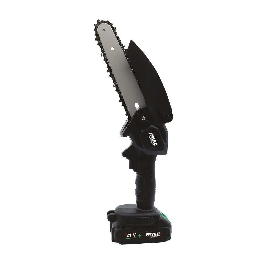 6-Inch Cordless Mini Chainsaw – 21V Battery Powered Handheld Pruning Saw