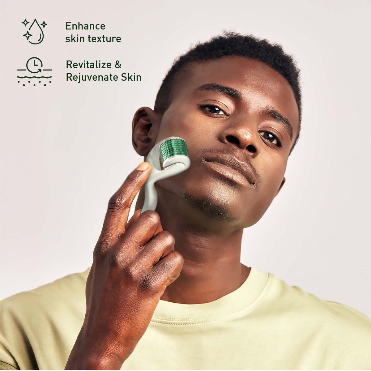 Glow-Up Trio: Micro Needle Derma Roller, Precision Dermaplaning Tool, & Clean Facial Towels