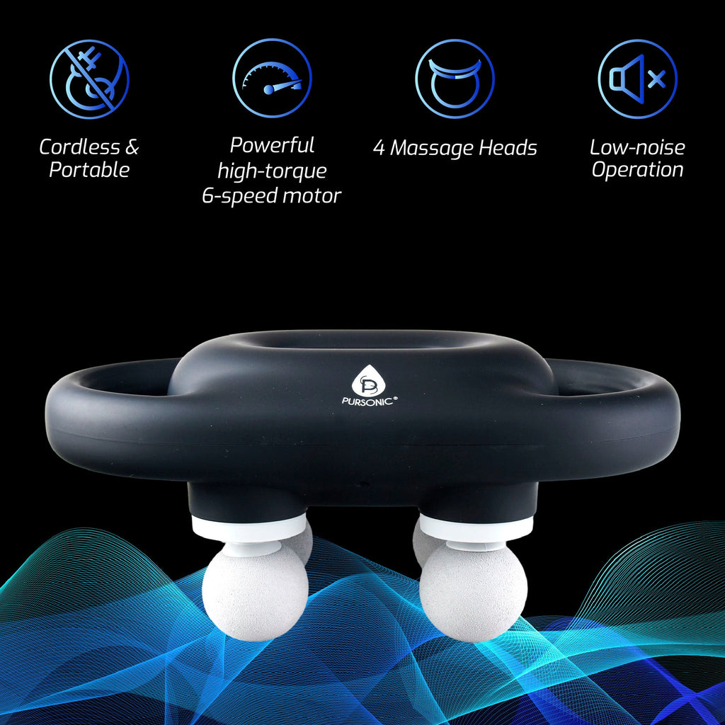 Percussion Powerhouse: 9-Speed Professional & 3-Speed Portable Massage Gun Set