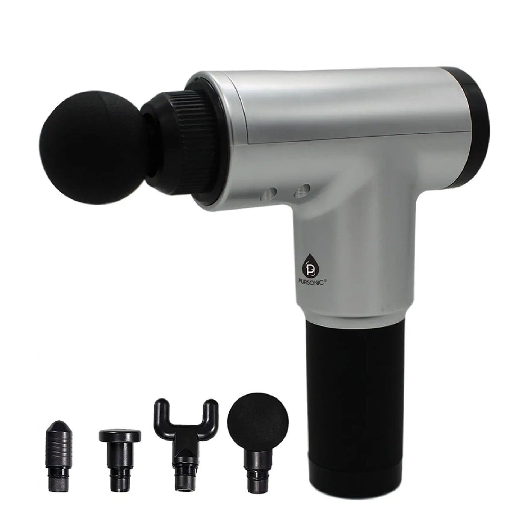 Core Sculpt & Total Body Recovery Bundle: Rechargeable Abdominal Muscle Toner and 6-Speed Deep Tissue Massage Gun