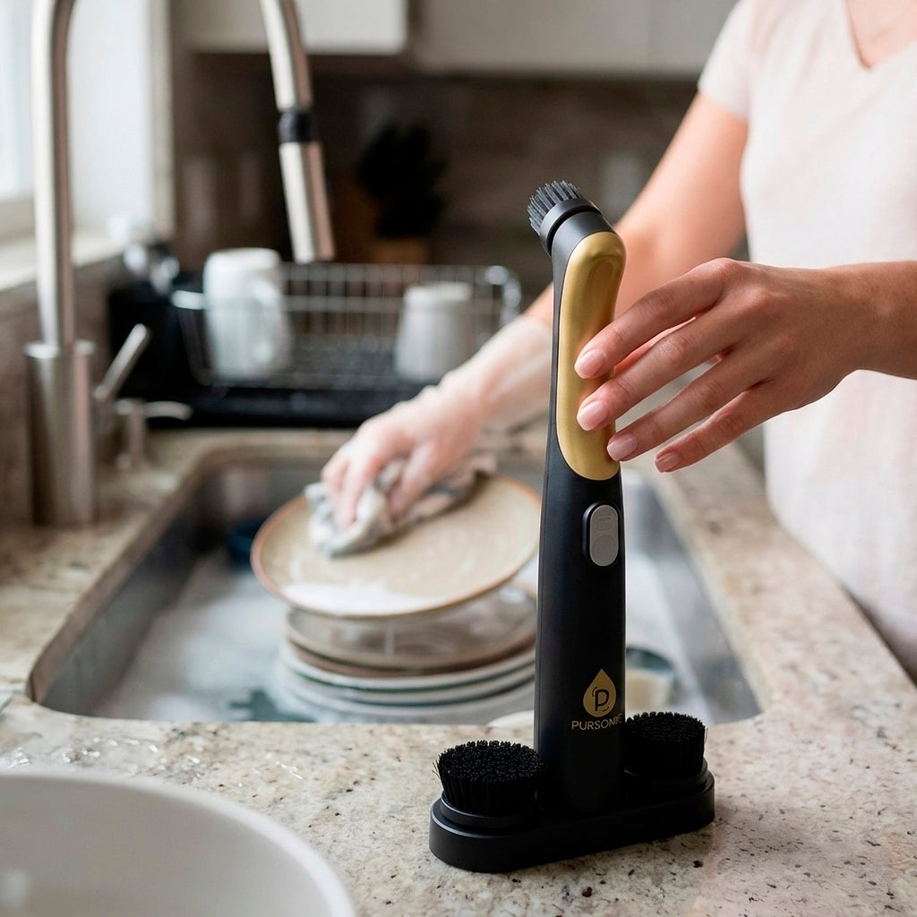 Pursonic Cordless Rechargeable Power Scrubber Cleaning Brush