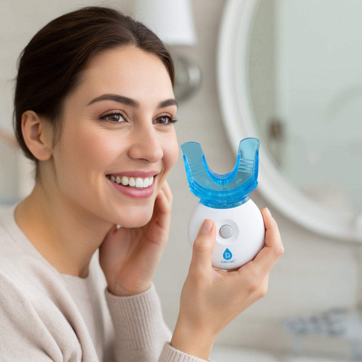Ultimate Smile Brightening Bundle: PureWhite LED Kit, Rechargeable Rotary Toothbrush & Whitening Strips