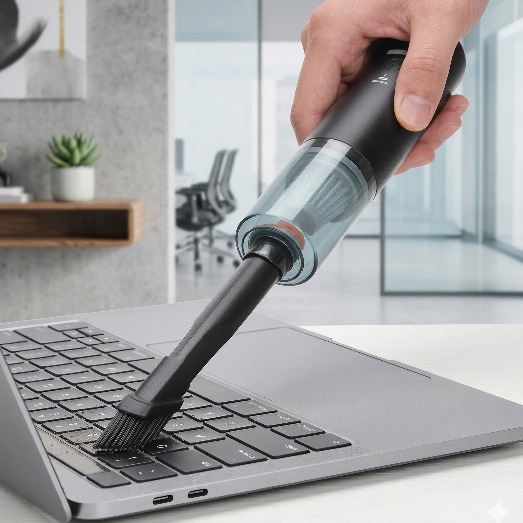 2-in-1 Mini Wireless Vacuum Cleaner & Air Duster