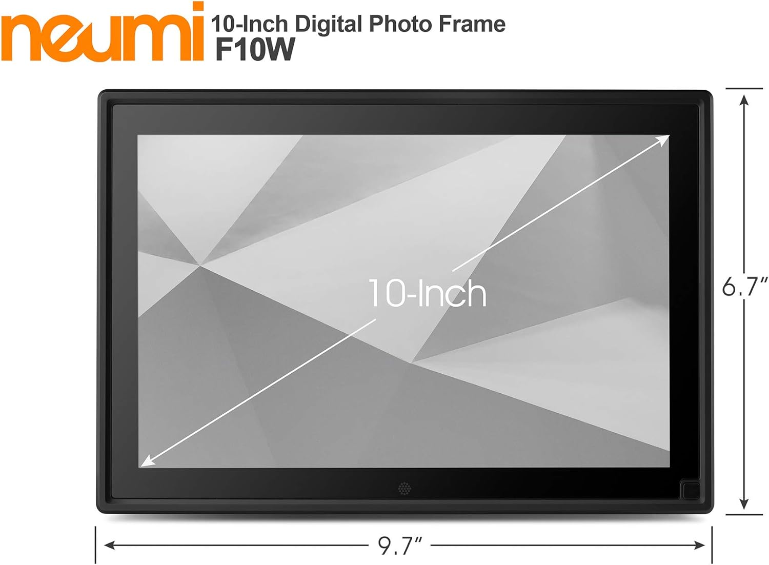 10-Inch IPS LCD Digital Photo Frame Pack of 2 G3090