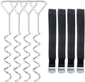 Heavy Duty Spiral Trampoline Ground Anchor Kit 4 Pcs J141