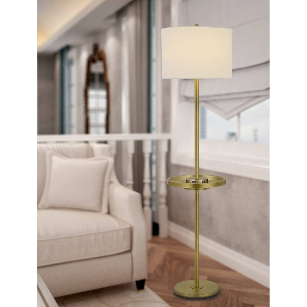 Antique Brass Floor Lamp L55745
