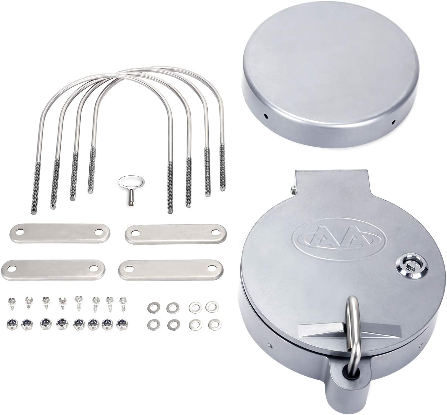 Silver Conduit Carrier Kit for 6 PVC Pipe, Pack of 2 Y441