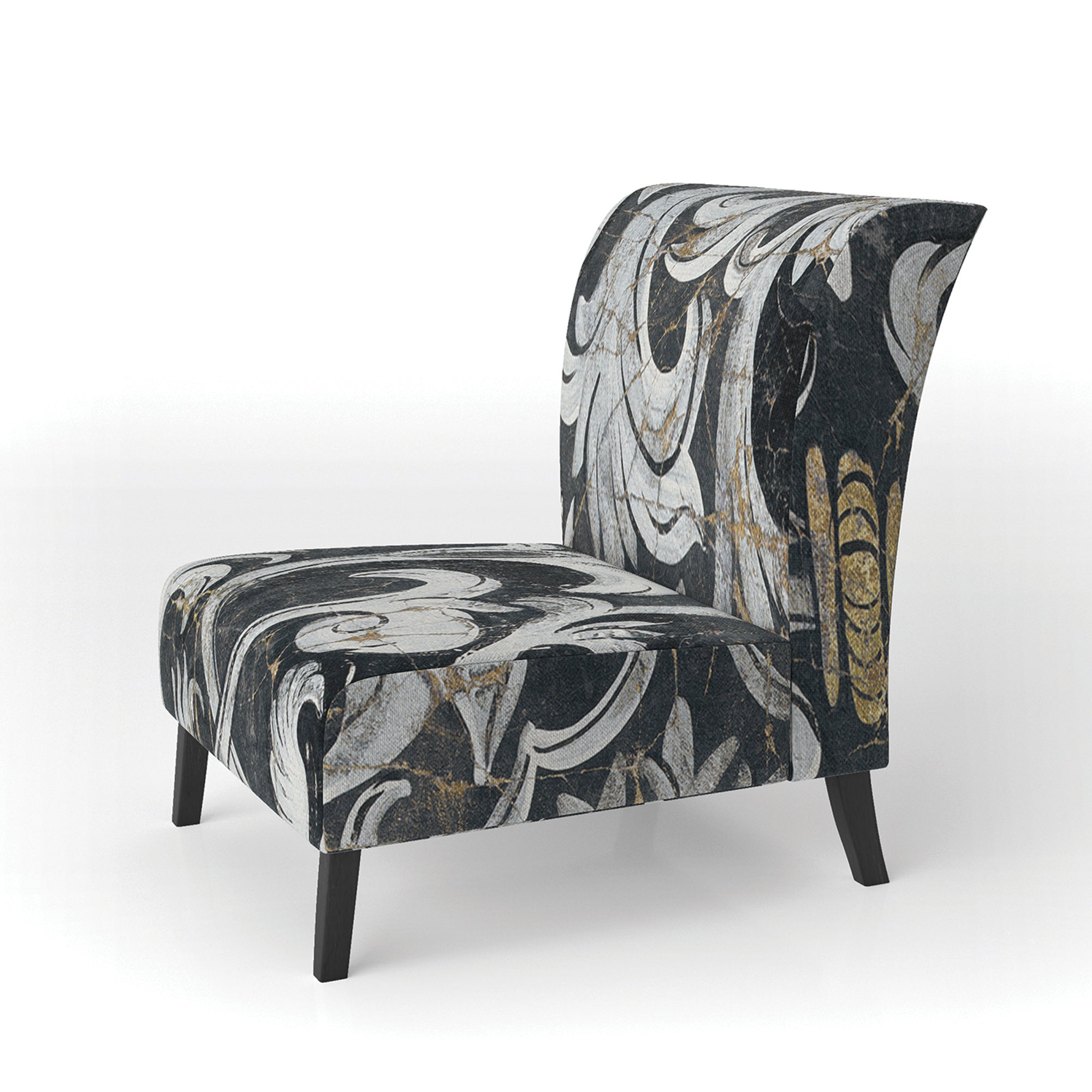 Upholstered Glam Accent Chair A626114