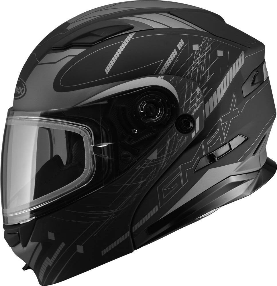 Modular Wired Snow Helmet Black/Neon Orange Medium Z457156