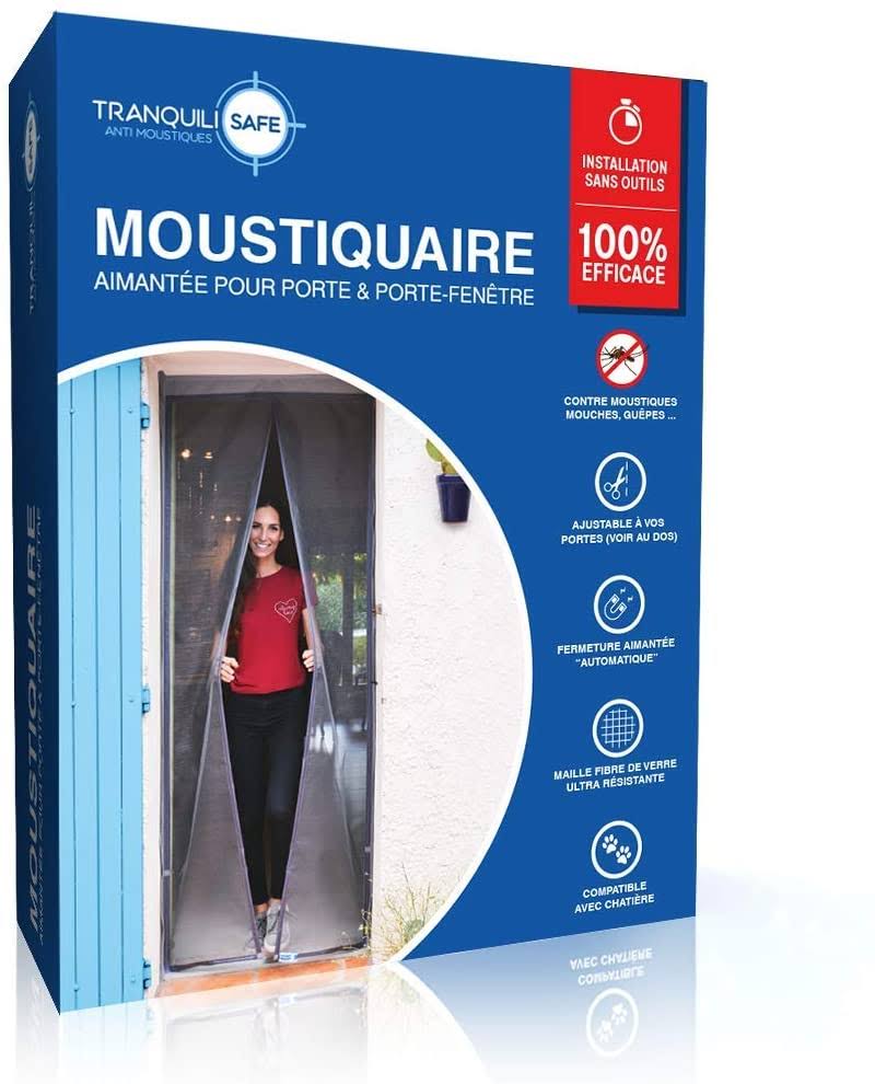 Adjustable Magnetic Fly Screen for Doors K72679