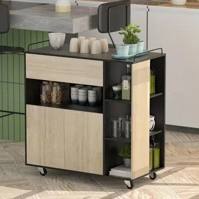 Rolling Storage Island Kitchen Cart T992145