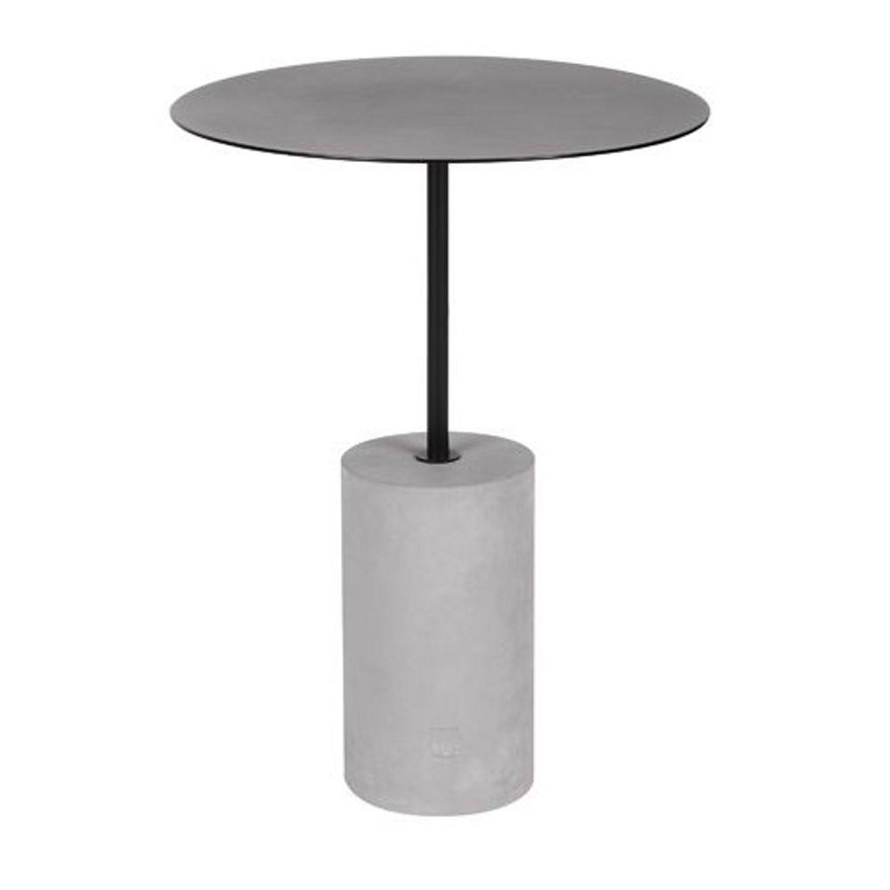 White Pier Pedestal End Table V931179