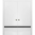 Sliding French Double Pocket Doors 64 x 84 inches Solid Wood Interior Doors B71305