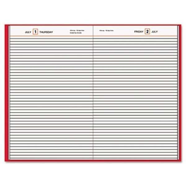 Red Recycled Daily Diary G41285
